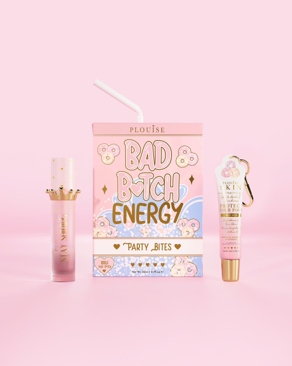 Dúo de acondicionador y aceite labial Bad Bitch Energy