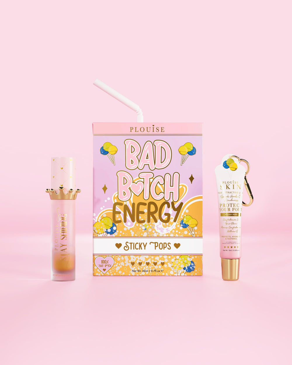 Dúo de acondicionador y aceite labial Bad Bitch Energy