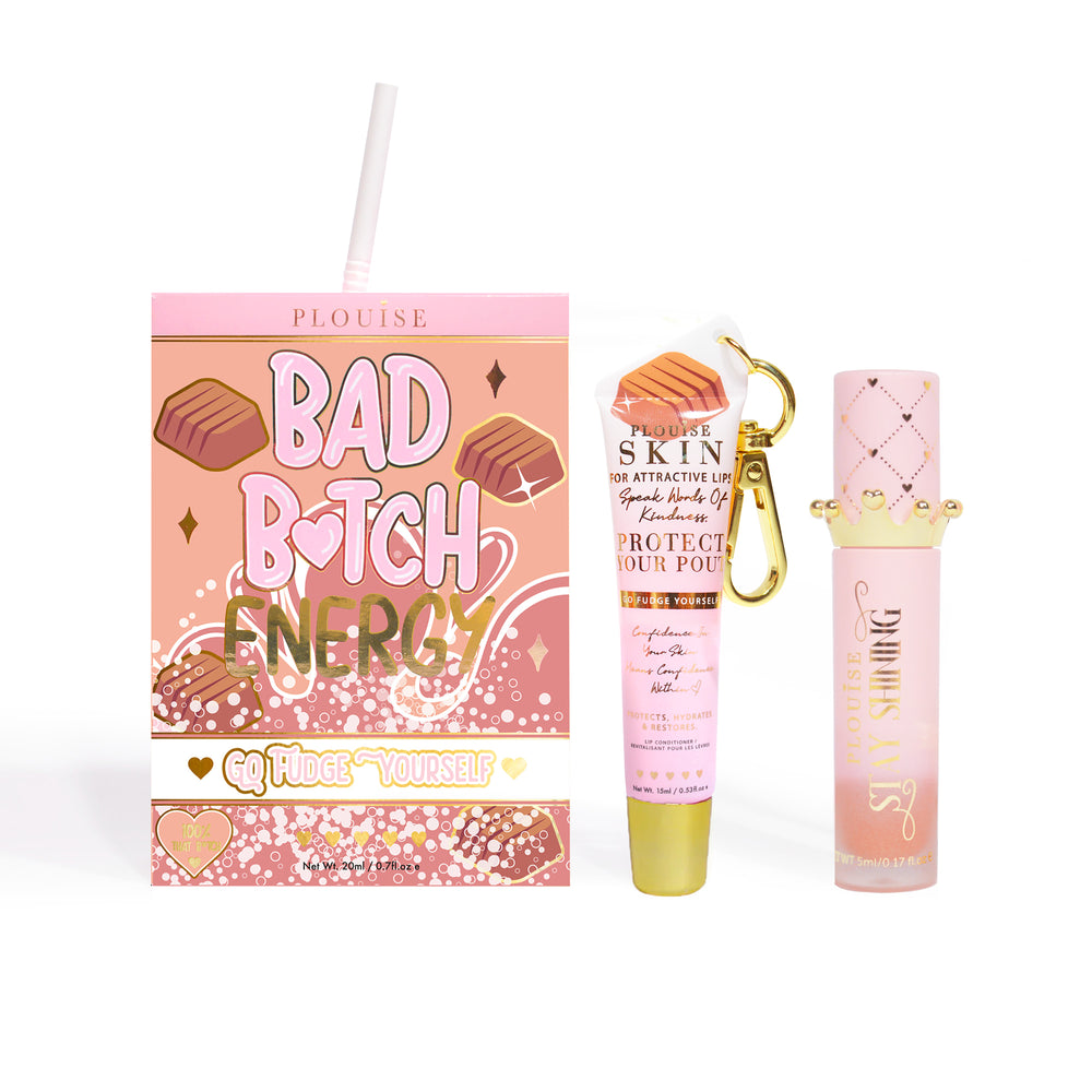 Dúo de acondicionador y aceite labial Bad Bitch Energy