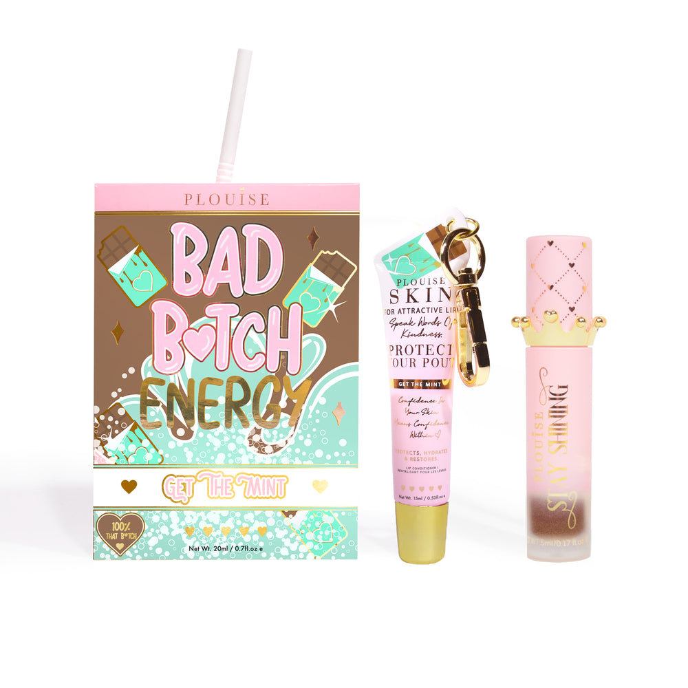 Dúo de acondicionador y aceite labial Bad Bitch Energy