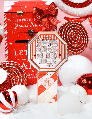 P.Louise Papai Noel, por favor, pare aqui mini pincéis