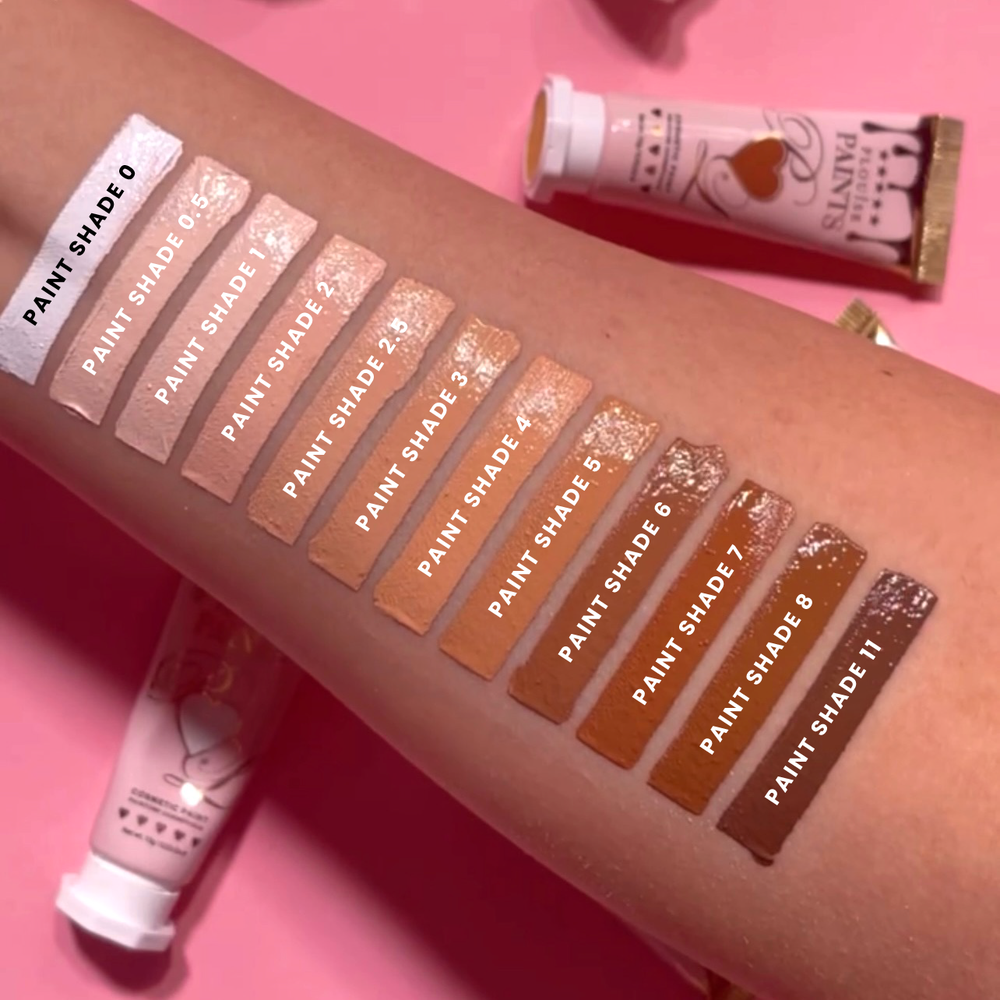 Pintura cosmética tono de piel