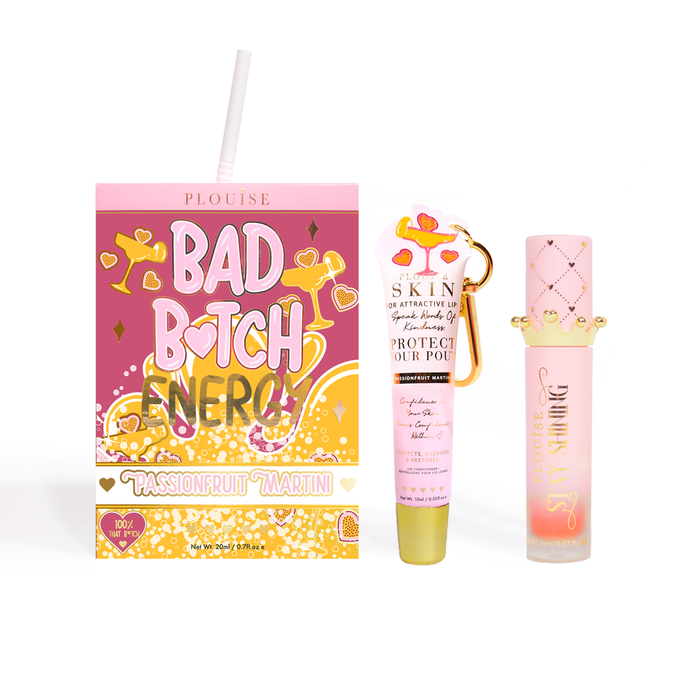 Dúo de acondicionador y aceite labial Bad Bitch Energy
