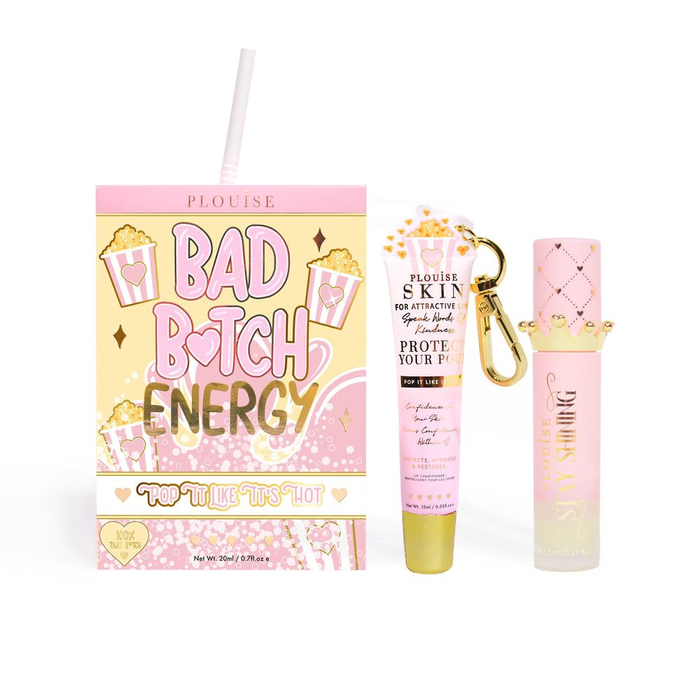 Dúo de acondicionador y aceite labial Bad Bitch Energy