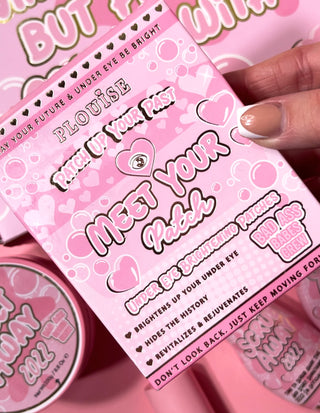 P.louise întâlnește -ți plasturele sub pete de strălucire a ochilor